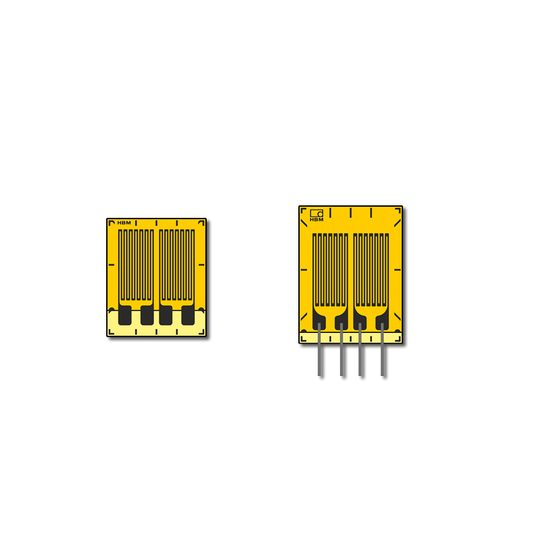 DY Strain Gauges with 2 Parallel Measuring Grids