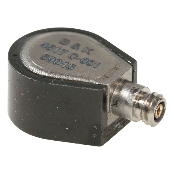 B&K Type 4517-C-001  Miniature Tear-Drop Charge Accelerometer, Incl. Cable