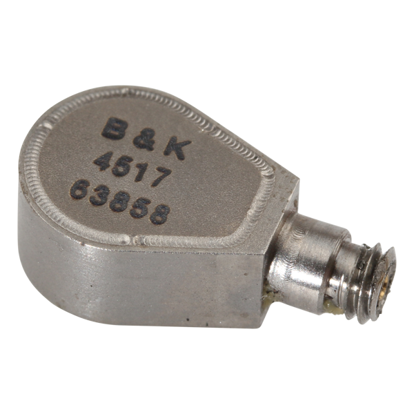 B&K Type 4517  Miniature Tear-Drop CCLD Accelerometer, 10 MV/G, Incl. Cable