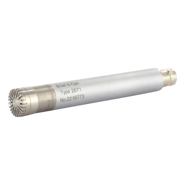 Type 4942-A-021  ½-Inch Diffuse-Field Microphone With Type 2671 Preamplifier, 20 HZ TO 16 KHZ, Prepolarized