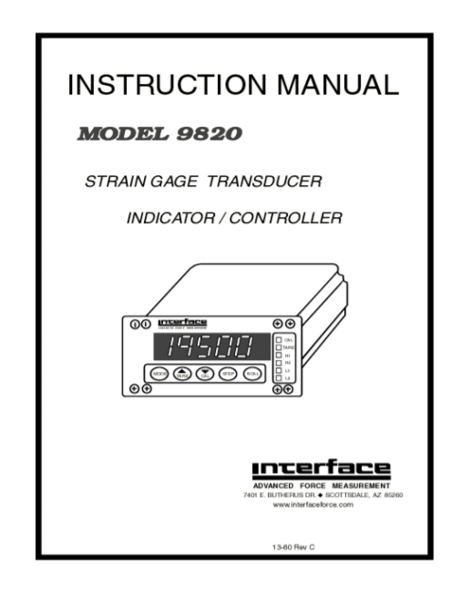 9820 Manual