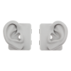 DZ-9773 AND DZ-9774 Pinnae with Tapered Ear Canal for HATS